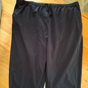 Croft & Barrow Black Cotton Pants W22